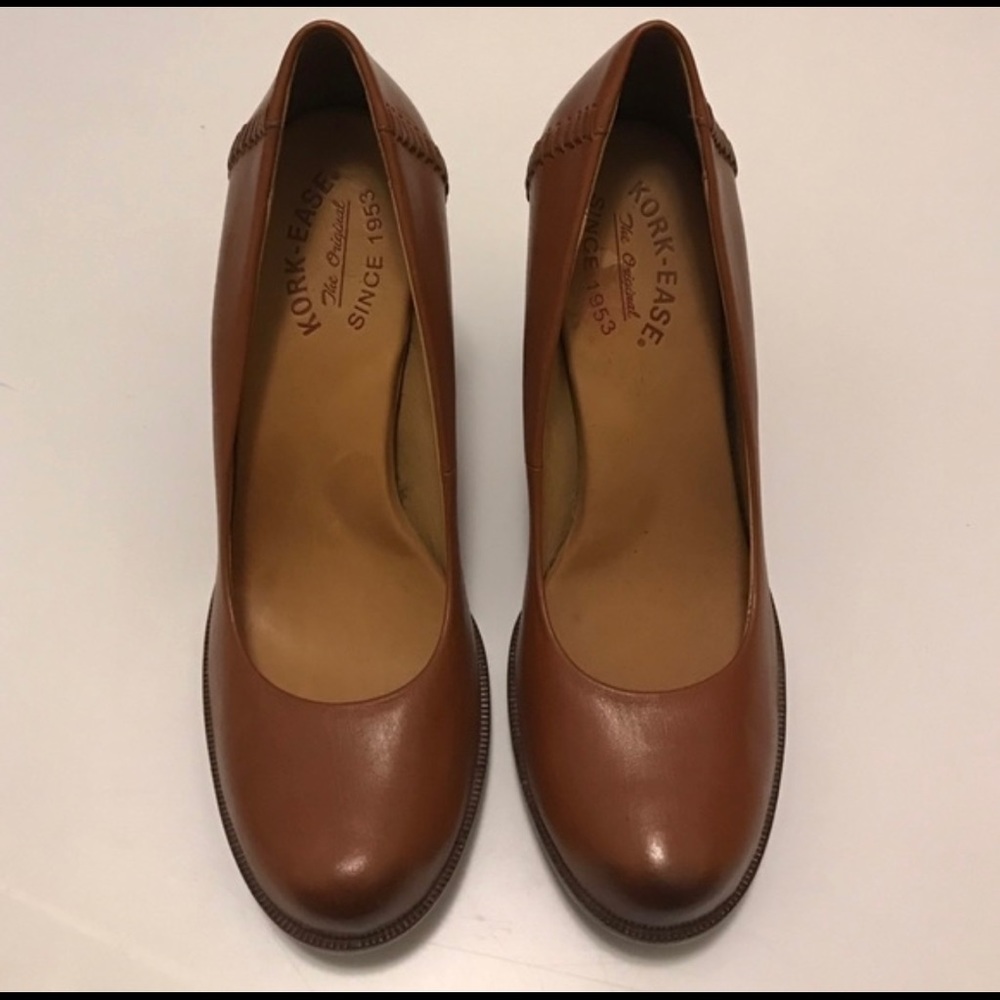Kork-Ease Women’s Simone Leather Stacked Heels